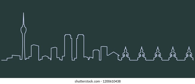 Colombo Single Line Skyline