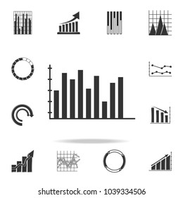 Colomn chart Icon. Detailed set of Trend diagram and chart icons. Premium quality graphic design. One of the collection icons for websites, web design, mobile app on white background