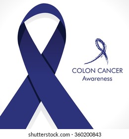 Colon Cancer Awareness - Navy Blue Ribbon Color