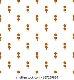 Colon from caramel pattern seamless repeat in cartoon style vector illustration