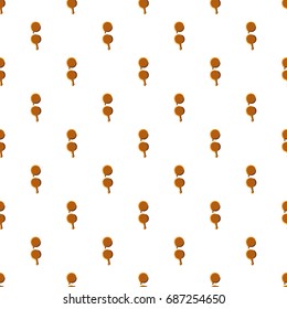 Colon from caramel pattern seamless repeat in cartoon style vector illustration