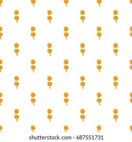 Colon from honey pattern seamless repeat in cartoon style vector illustration