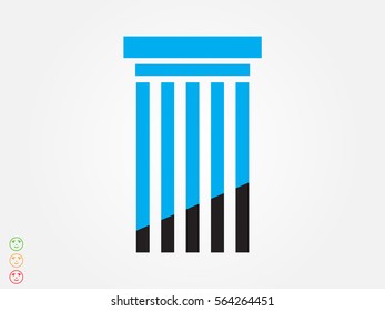 colon logo, icon, vector illustration eps10