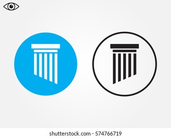 colon logo, icon, vector illustration eps10