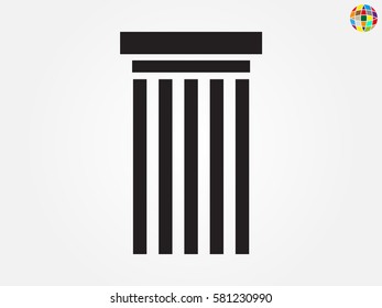 colon logo, icon, vector illustration eps10