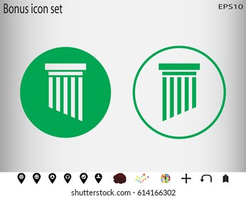 colon logo, icon, vector illustration eps10