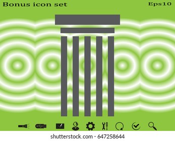 colon logo, icon, vector illustration eps10