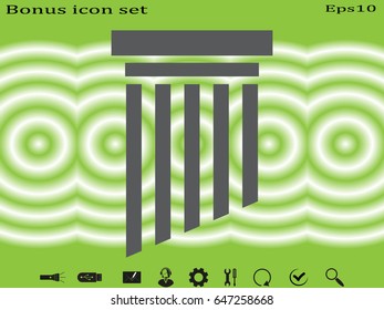 colon logo, icon, vector illustration eps10