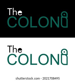 the coloni logo. Ant Vector Design Logo Illustration