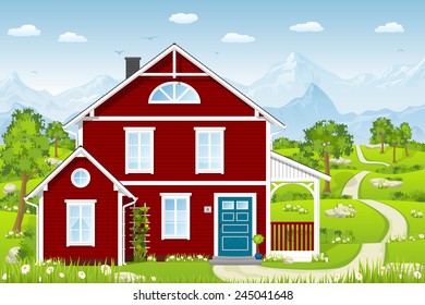 Colonial house