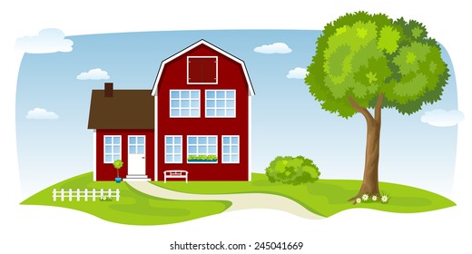 Colonial house