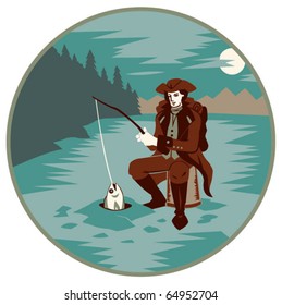 Colonial Ice Fishing
