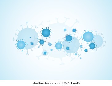 Colonial virus covid-19 connection concept used in medicine and business