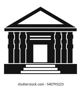 Colonnade icon. Simple illustration of colonnade vector icon for web
