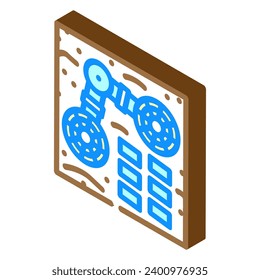 colony space exploration isometric icon vector. colony space exploration sign. isolated symbol illustration