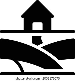 colony vector glyph flat icon
