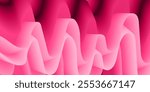 Color 3d texture waves curve backround. Abstract vector pattern with copy space. Liquid wave texture, smooth drapery wallpaper. Wavy design for banner, card, postcard, backdrop.