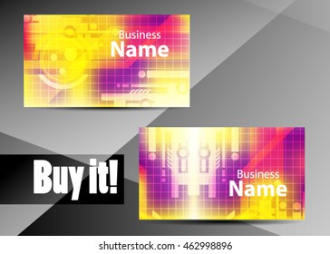 Color abstract background for business card or banner