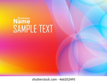 Color abstract background for business card or banner