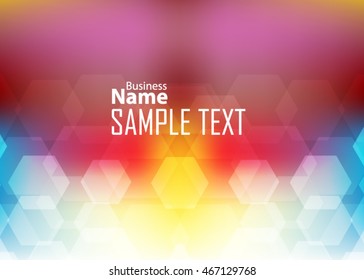 Color abstract background for business card or banner