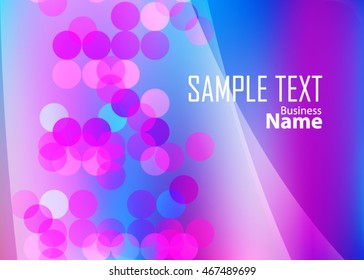 Color abstract background for business card or banner