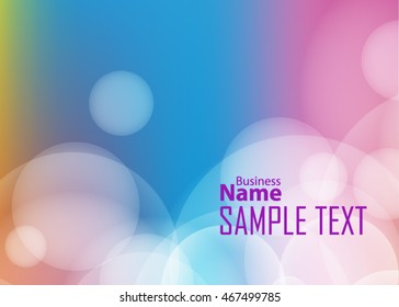Color abstract background for business card or banner