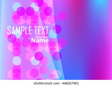 Color abstract background for business card or banner