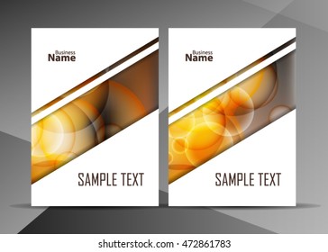Color abstract background for business card, banner or template. Background with waves. Illustration of abstract background with bright element