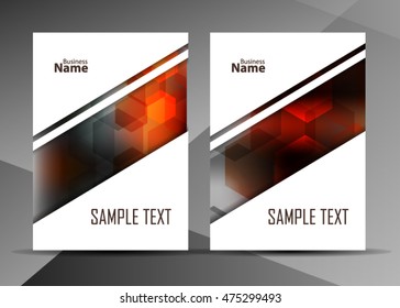 Color abstract background for business card, banner or template. Background with waves. Illustration of abstract background with bright element