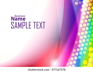 Color abstract background for business card or banner