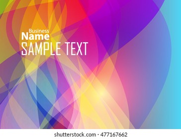 Color abstract background for business card or banner