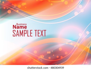 Color abstract background for business card or banner