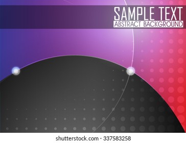 Color abstract background illustration. Ready for work with banner, site or business card. Orange, green, red and purple wallpaper.