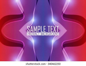 Color abstract background illustration. Ready for work with banner, site or business card. Purple wallpaper.
