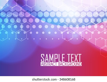 Color abstract background illustration. Template for business card or banner 