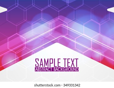 Color abstract background illustration. Template for business card or banner 