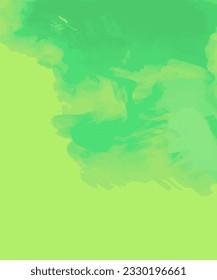 Color abstract background with streaks, strokes and strokes. Vector in green, emerald and lime shades.