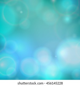 Color Abstract Blurred backgrounds with defocused lights. Colorful bokeh light background. Vector illustration