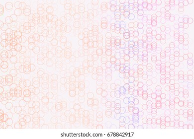 Color abstract circles, bubbles, sphere or ellipses pattern generative art background. Vector illustration graphic.