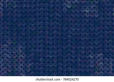 Color abstract circles or ellipses geometric pattern generative art background. Vector illustration graphic.