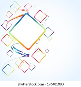 Color abstract composition with place for text