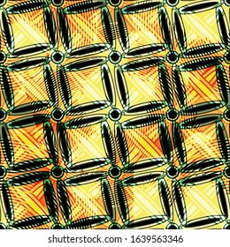 color abstract ethnic seamless pattern in graffiti style with elements of urban modern style