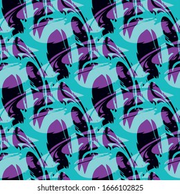 color abstract ethnic seamless pattern in graffiti style with elements of urban modern style bright quality illustration for your design