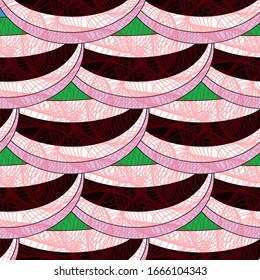 color abstract ethnic seamless pattern in graffiti style with elements of urban modern style bright quality illustration for your design