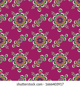color abstract ethnic seamless pattern in graffiti style with elements of urban modern style bright quality illustration for your design