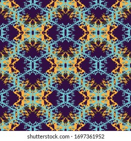 color abstract ethnic seamless pattern in graffiti style with elements of urban modern style bright quality illustration for your design