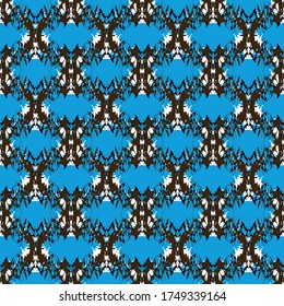 color abstract ethnic seamless pattern in graffiti style with elements of urban modern style bright quality illustration for your design
