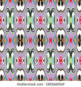 color abstract ethnic seamless pattern in graffiti style with elements of urban modern style bright quality illustration for your design