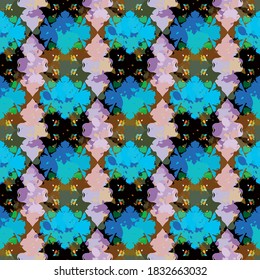 color abstract ethnic seamless pattern in graffiti style with elements of urban modern style bright quality illustration for your design