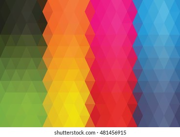 color abstract geometric background vector